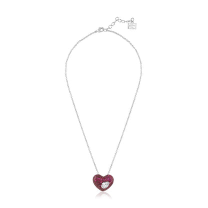 Violetta Ruby Pendant Necklace