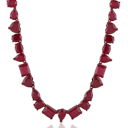 Vivienne Ruby Collar Necklace