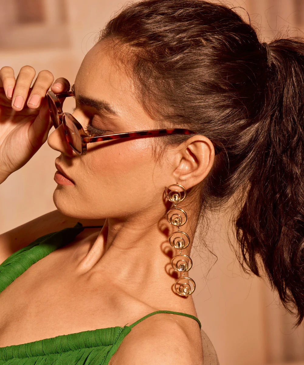 Wave Long Earrings