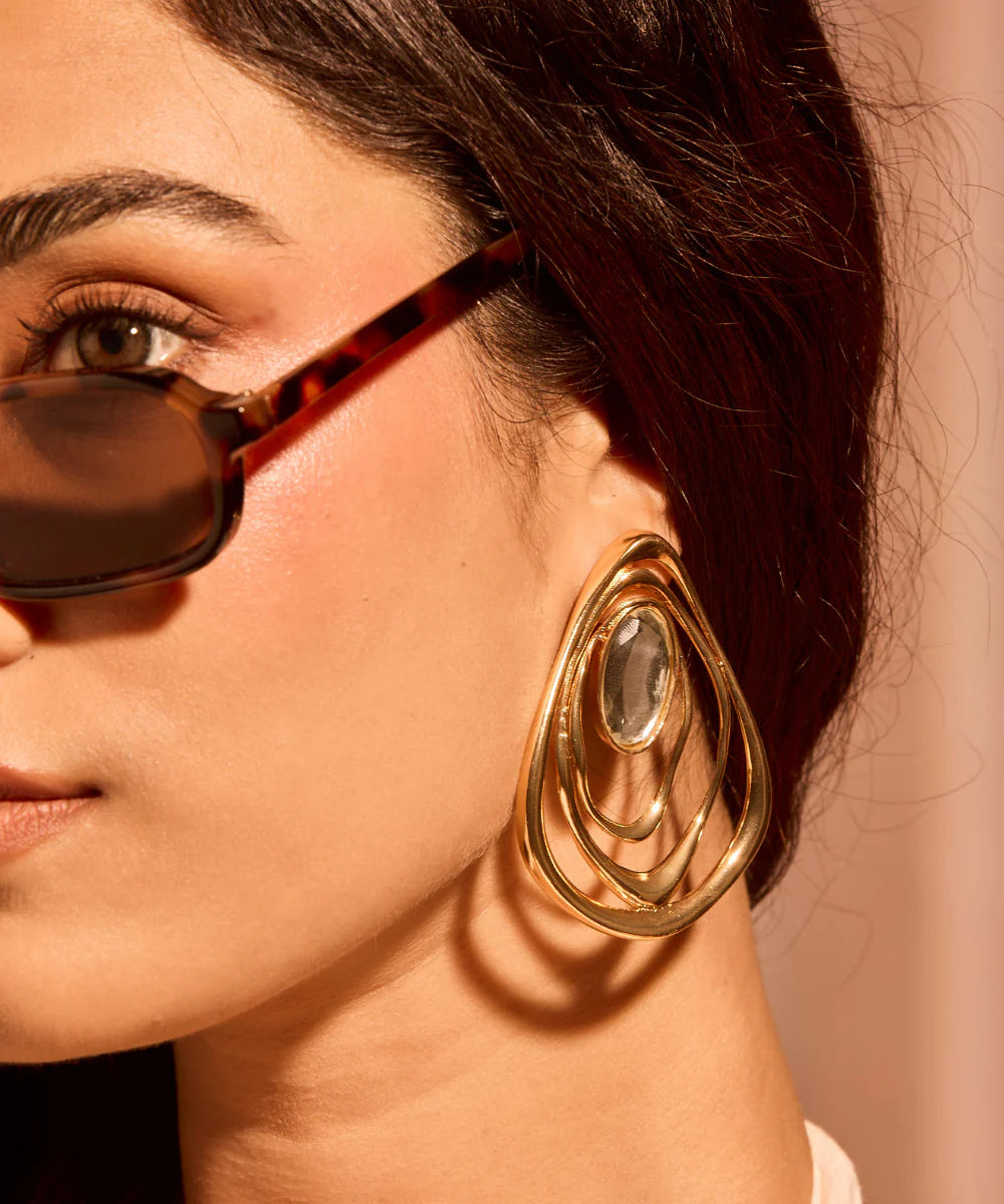 Wave Statement Earring