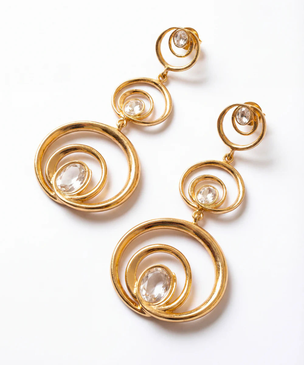 Wave Trio Earrings