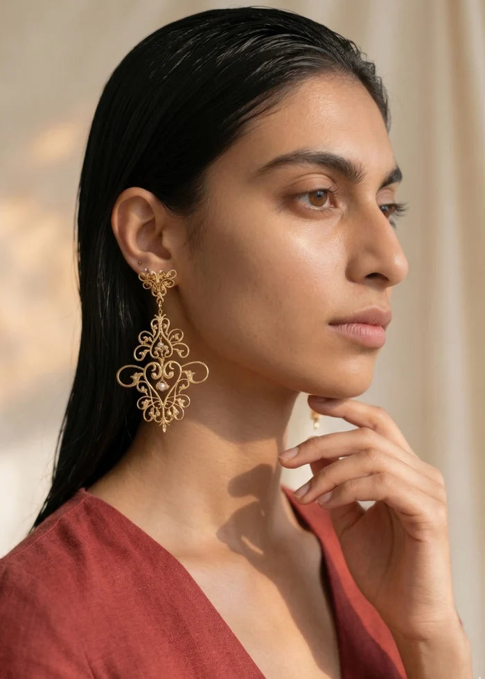 Womb Chandelier Earrings