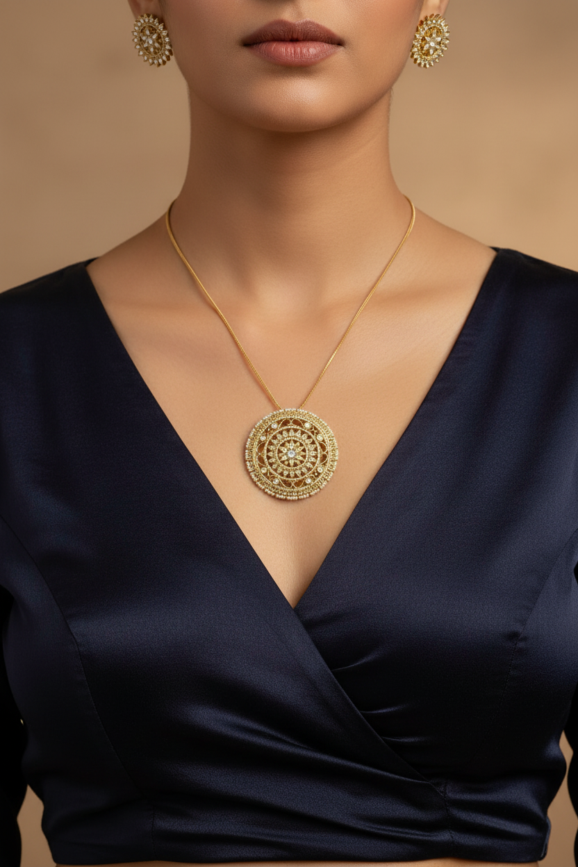 The Mandala Radiance Pendant Set