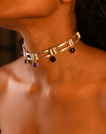 Load image into Gallery viewer, PALISADE CHOKER WITH AMETHYST
