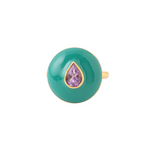 Load image into Gallery viewer, PARAKEET RING - JUNGLE GREEN &amp; LAVENDER
