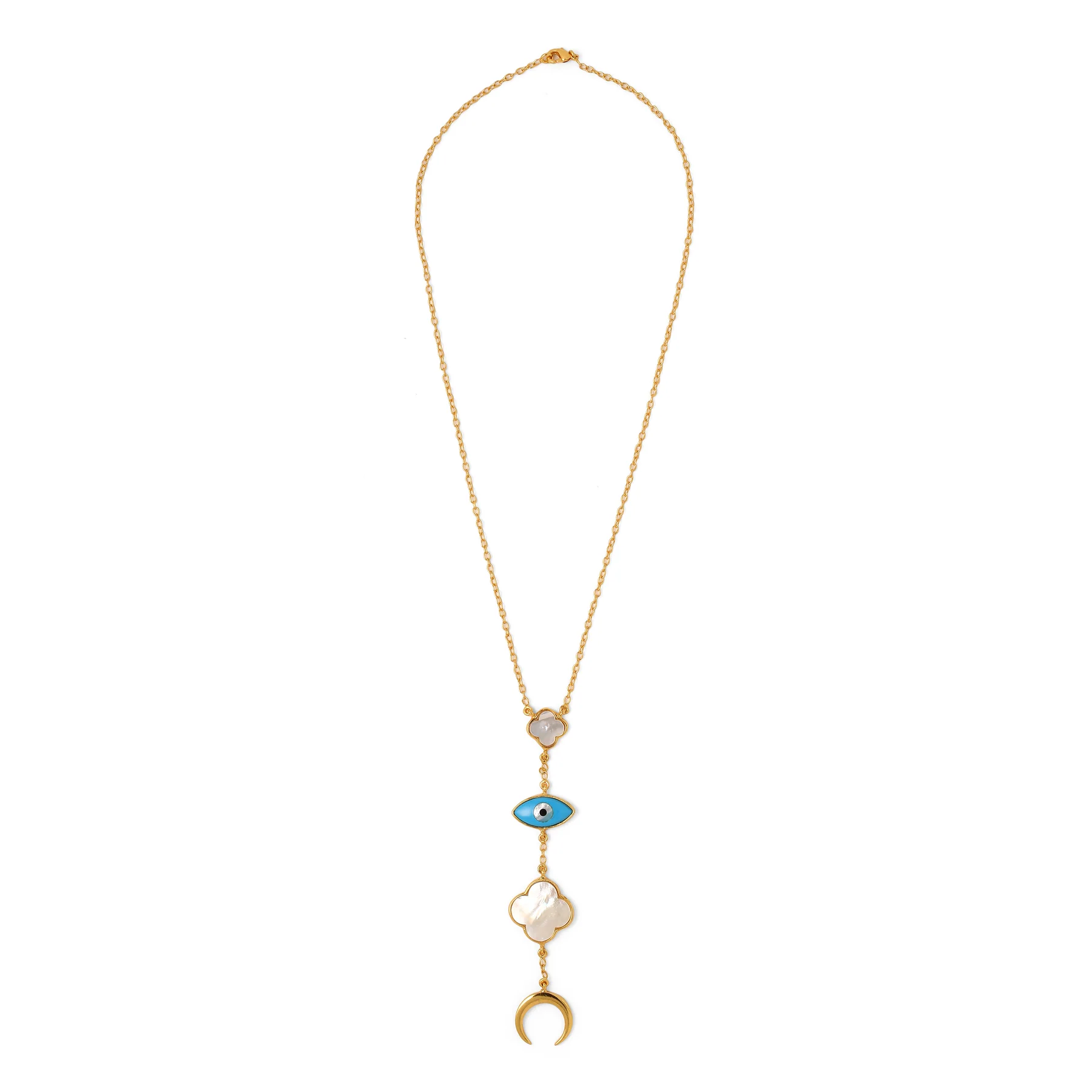 NUSHRRATT BHARUCCHA IN OVER THE MOON NECK CHAIN