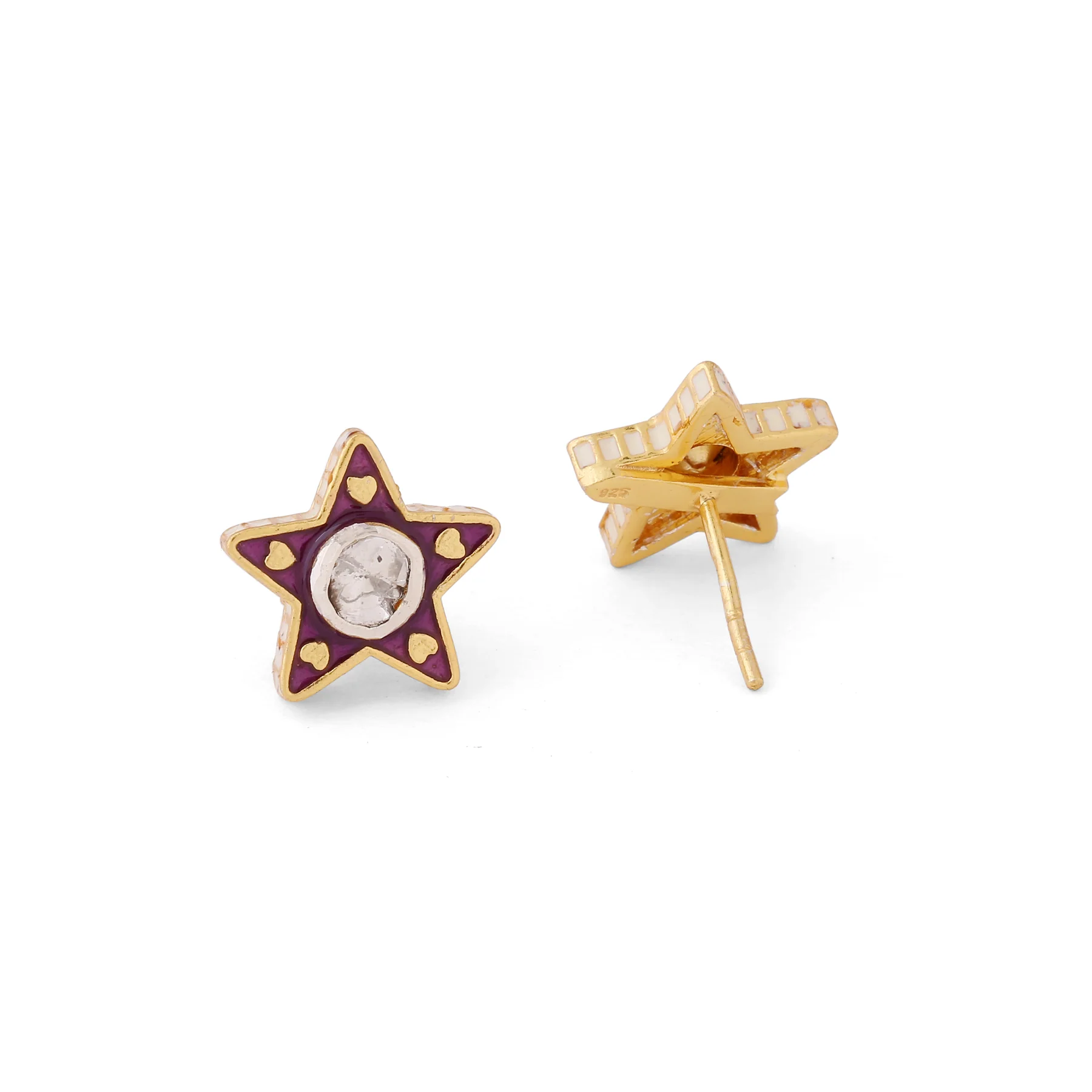 TARA POLKI STUDS