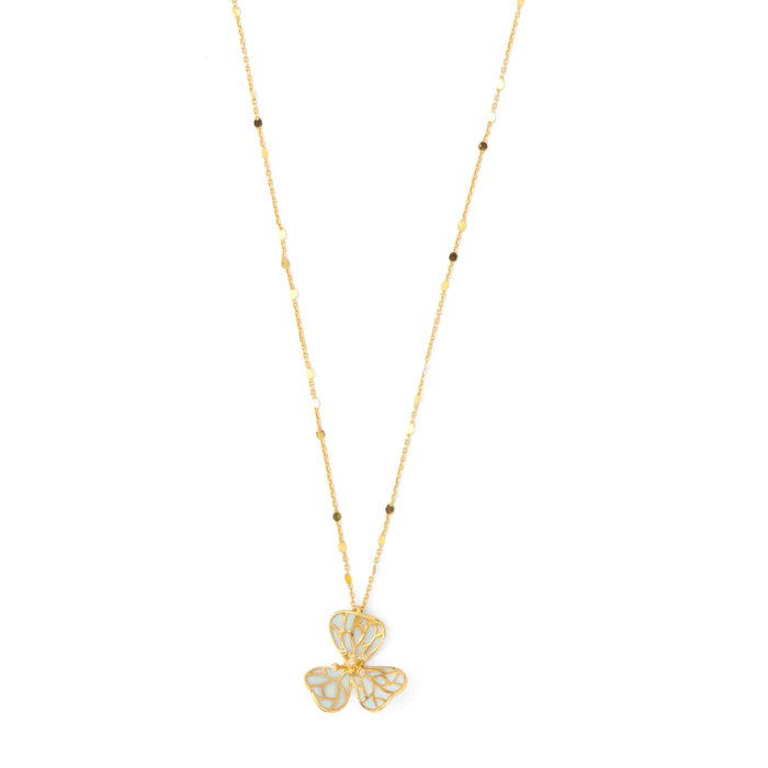 TINY FIORE NECKCHAIN - POWDER BLUE