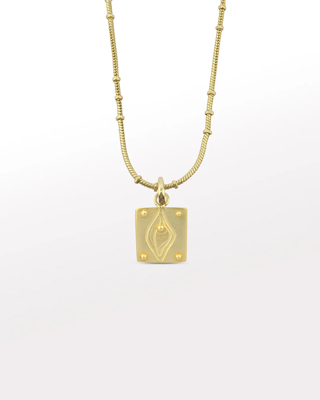 CREATOR SINGLE LOOP PENDANT AND DOTTED CHAIN