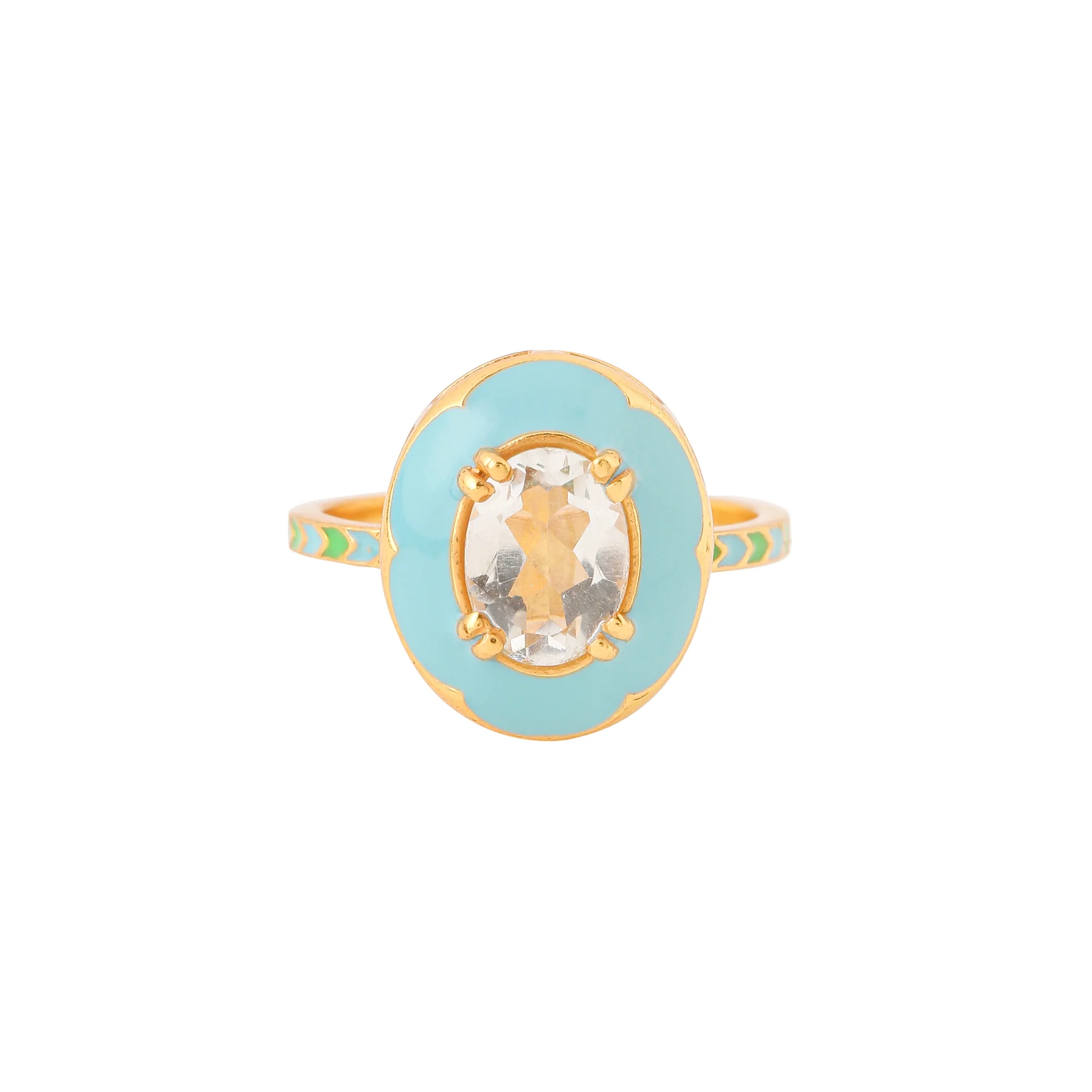 FERRO OVAL RING - MARINE BLUE