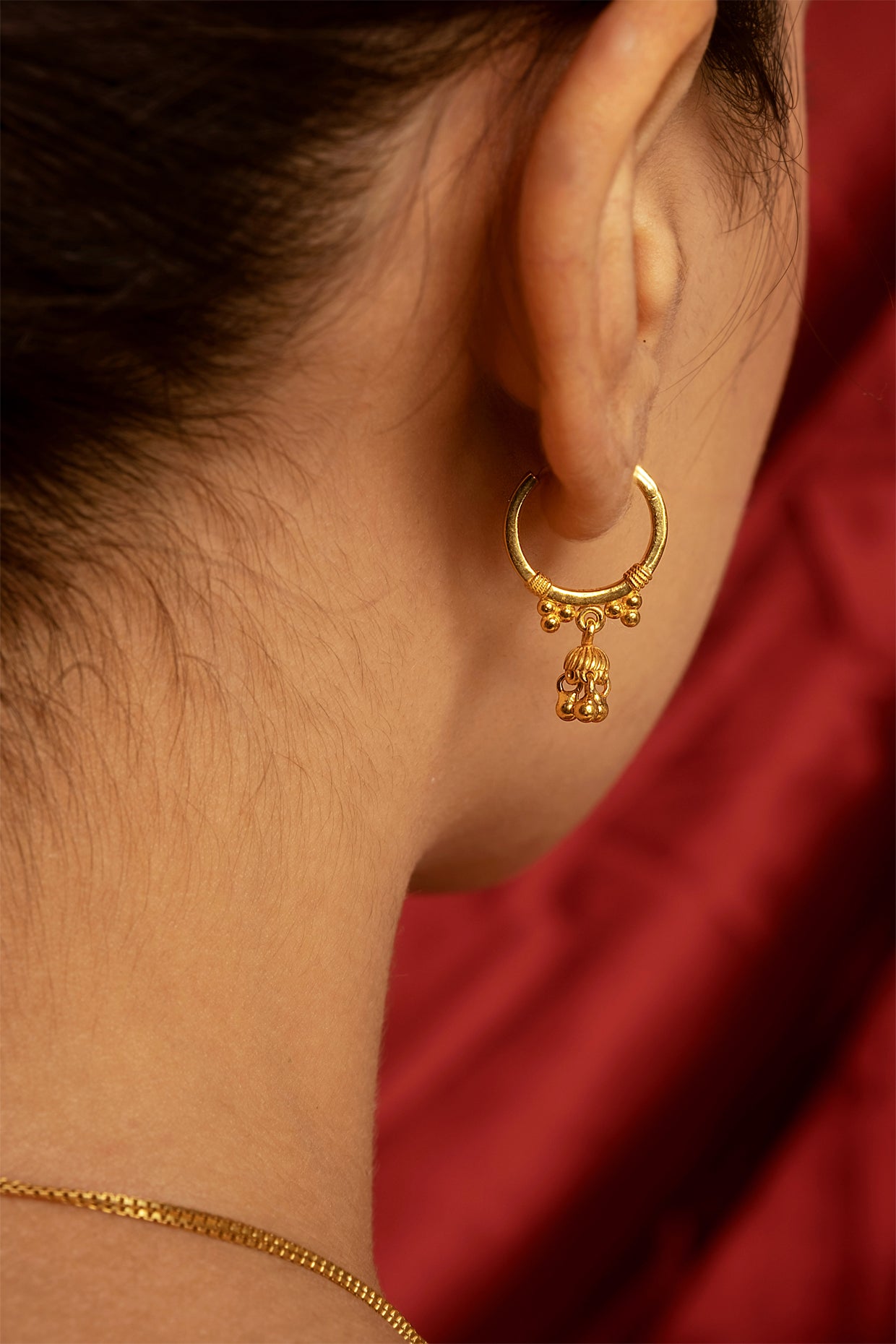 Meera Baali Earrings 18k Gold Plated