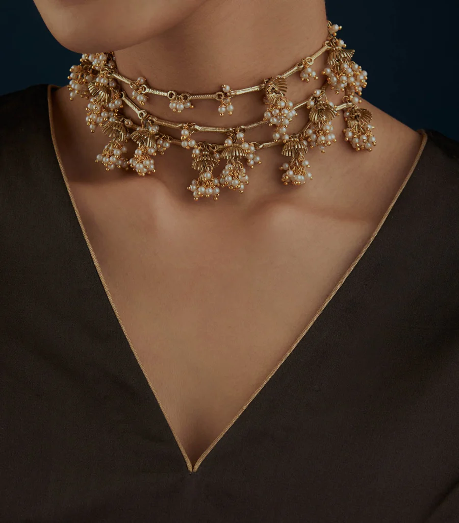 UMBRELA MULTI LAYER NECKLACE