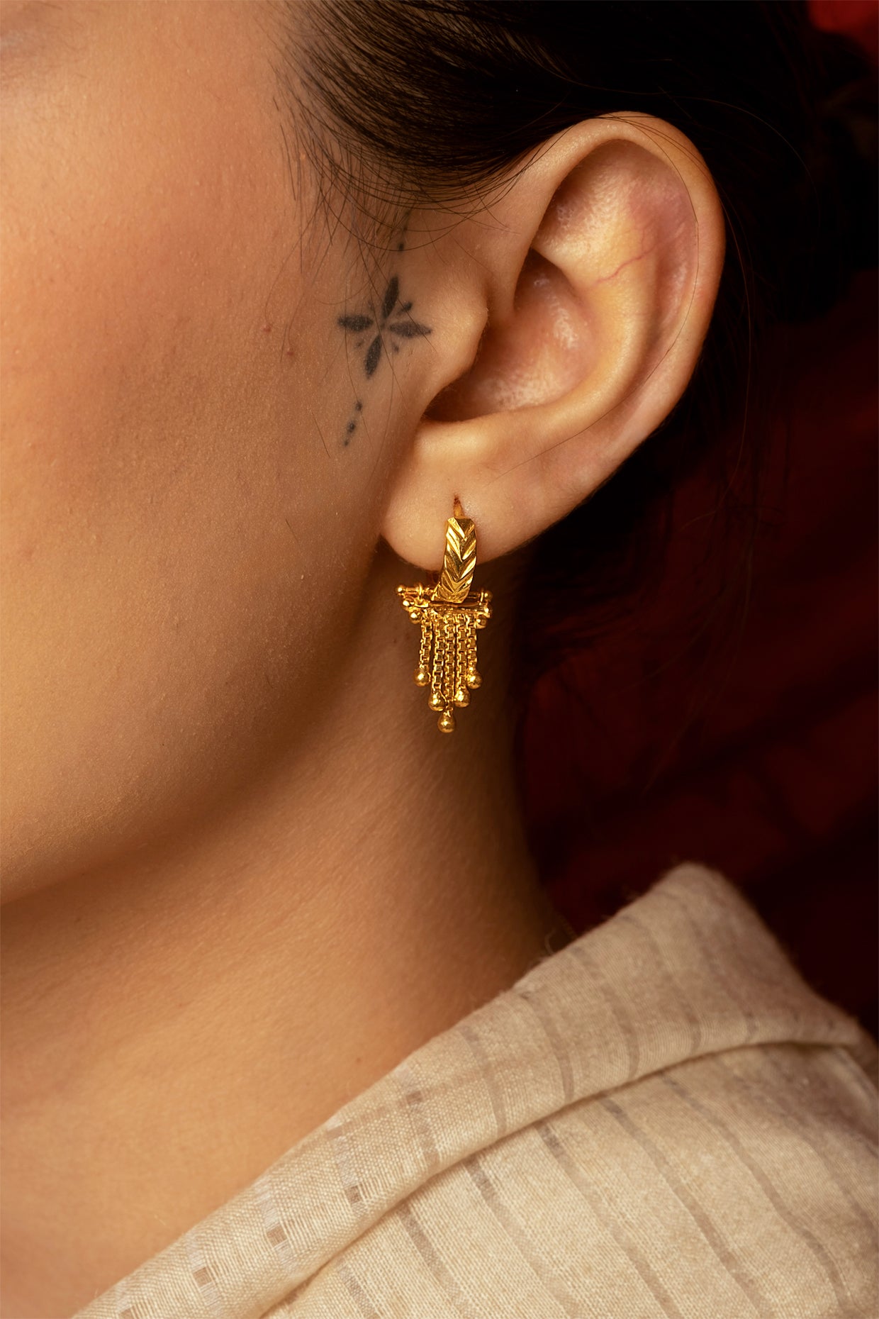 Padmini Baali Earrings 18k Gold Plated
