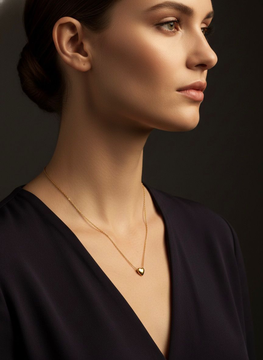 Bubble Heart Necklace