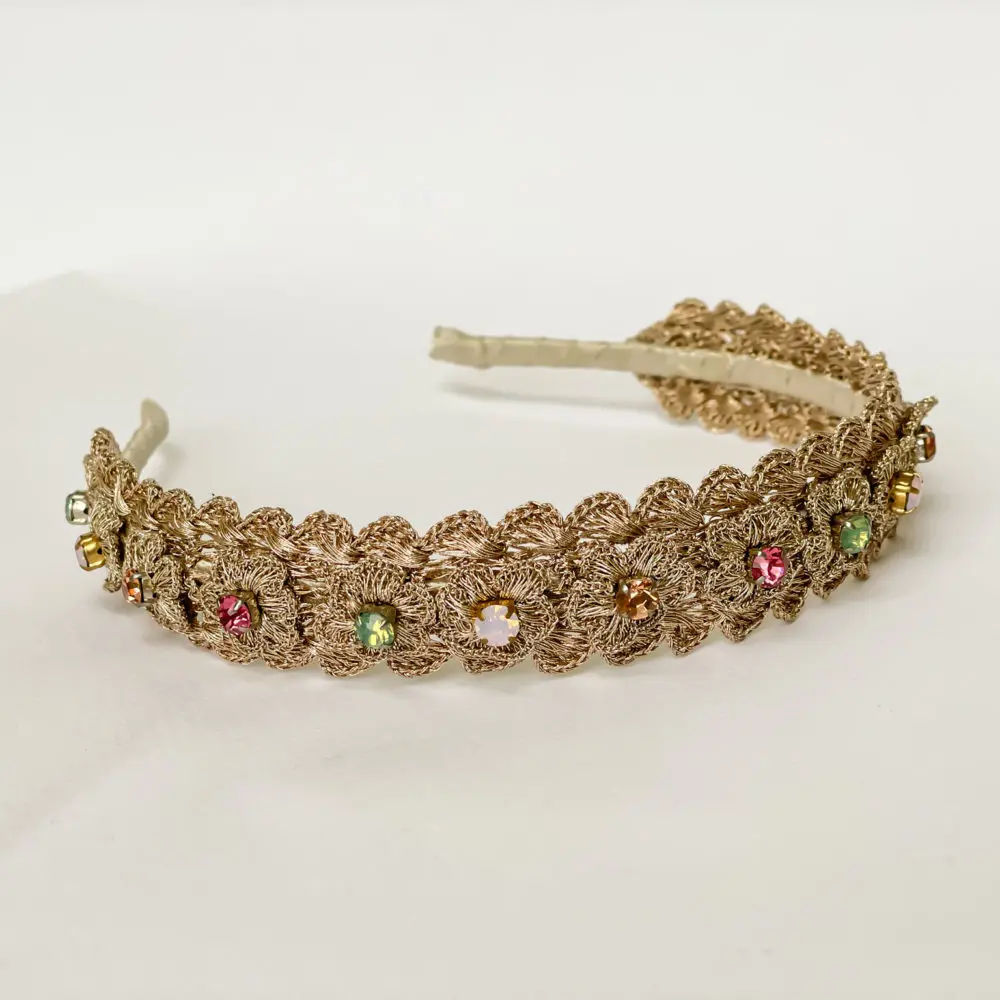 DIANE CROCHET LACE HEADBAND