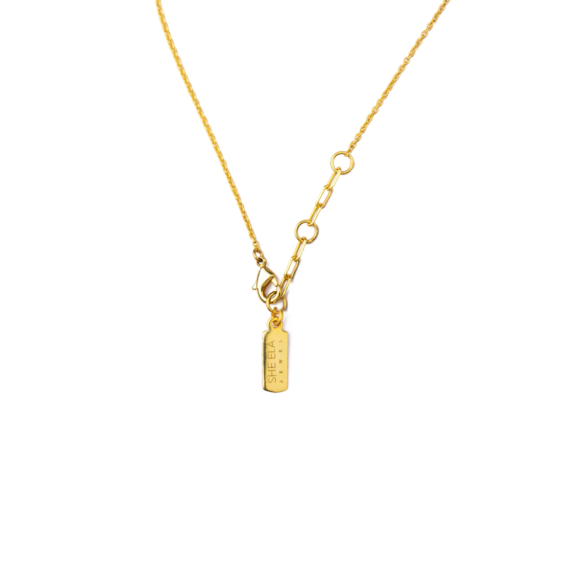 HOPE MOTHER OF PEARL STUDDED NECKLACE