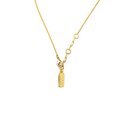 HOPE MOTHER OF PEARL STUDDED NECKLACE