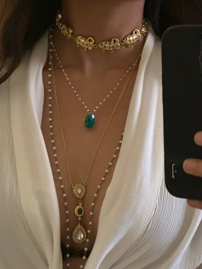 Sheep choker necklace