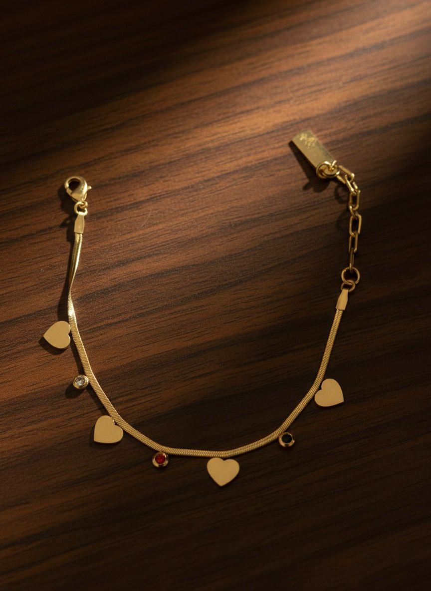 Heart Snake Bracelet