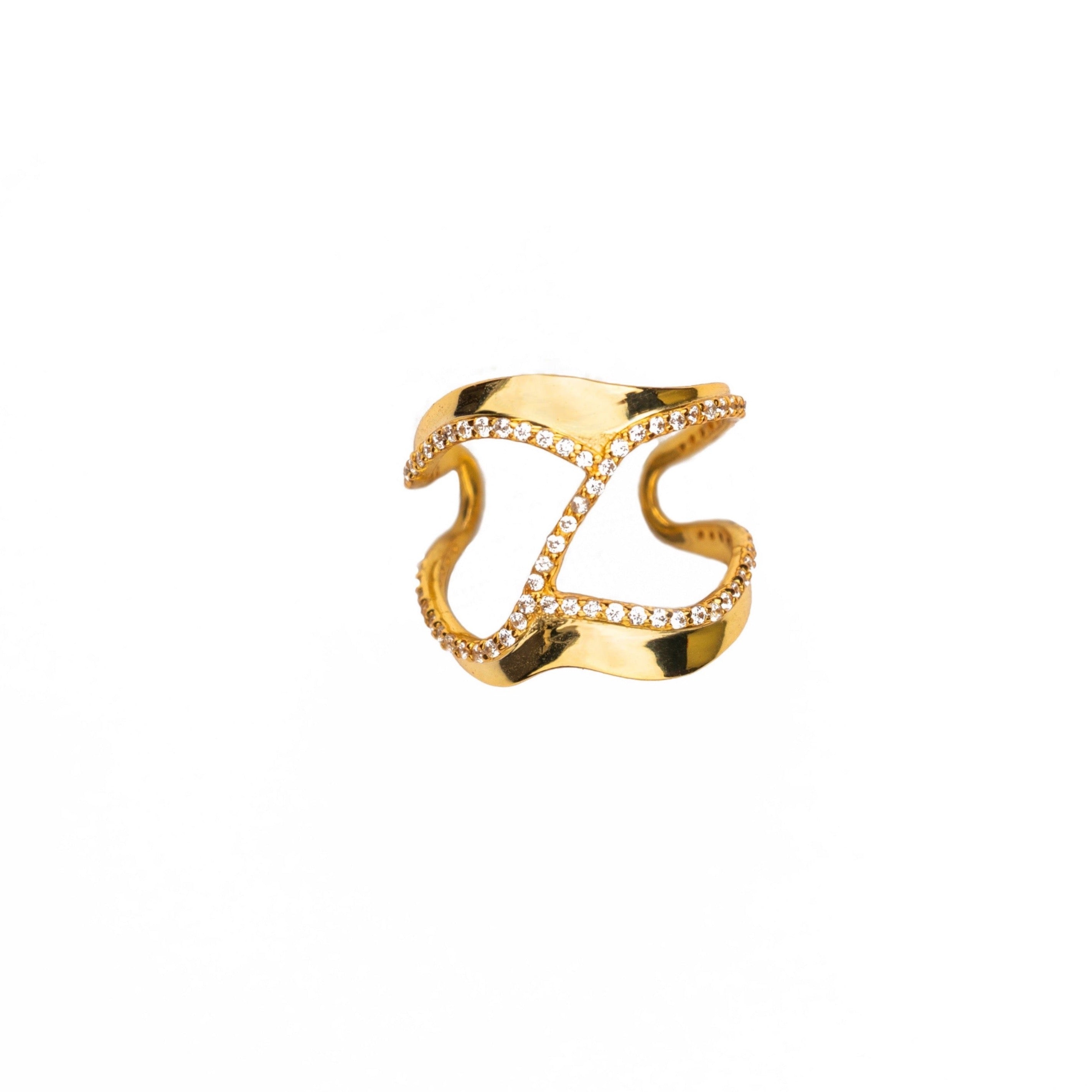Studded Spaced Ring
