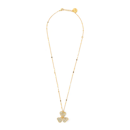 TINY FIORE NECKCHAIN - POWDER BLUE