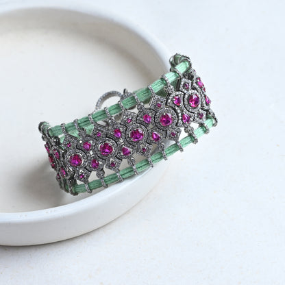 thread zircon bracelet