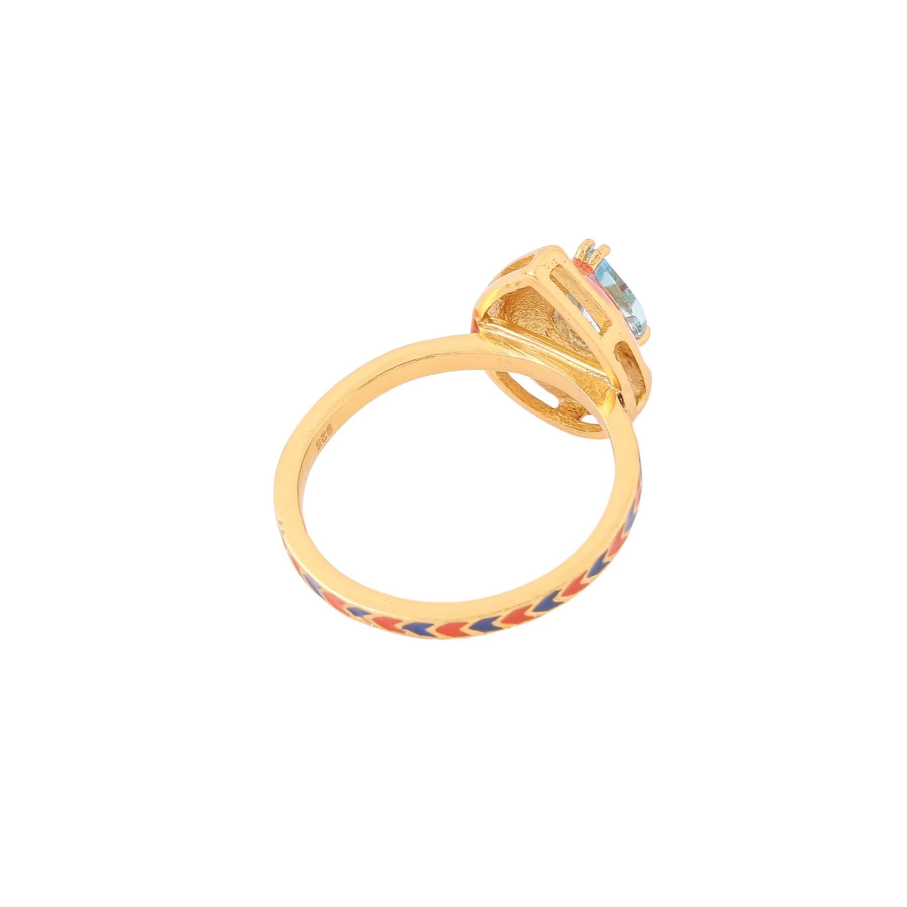 FARRA RING - BLUE TOPAZ