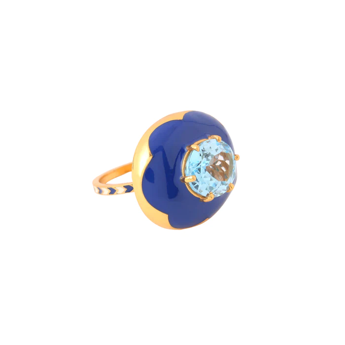 LA PALA RING - BERRY BLUE