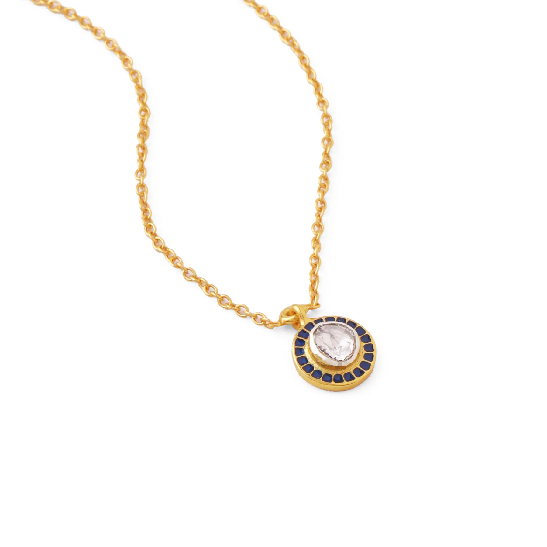 POLKI NECK CHAIN