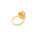 Load image into Gallery viewer, FERRO OVAL RING - LAWN GREEN
