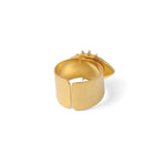 Load image into Gallery viewer, EVIL EYE ADJUSTABLE RING - GOLD
