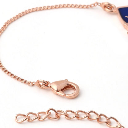 EVIL EYE BRACELET - ROSE GOLD