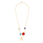 Load image into Gallery viewer, COLOR-POP CHARM NECK CHAIN
