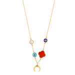 Load image into Gallery viewer, COLOR-POP CHARM NECK CHAIN
