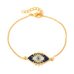 Load image into Gallery viewer, EVIL EYE BRACELET - GOLD
