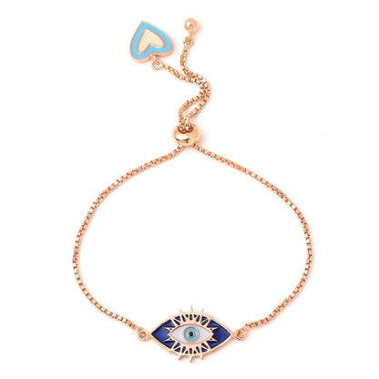 DRAWSTRING EVIL EYE BRACELET