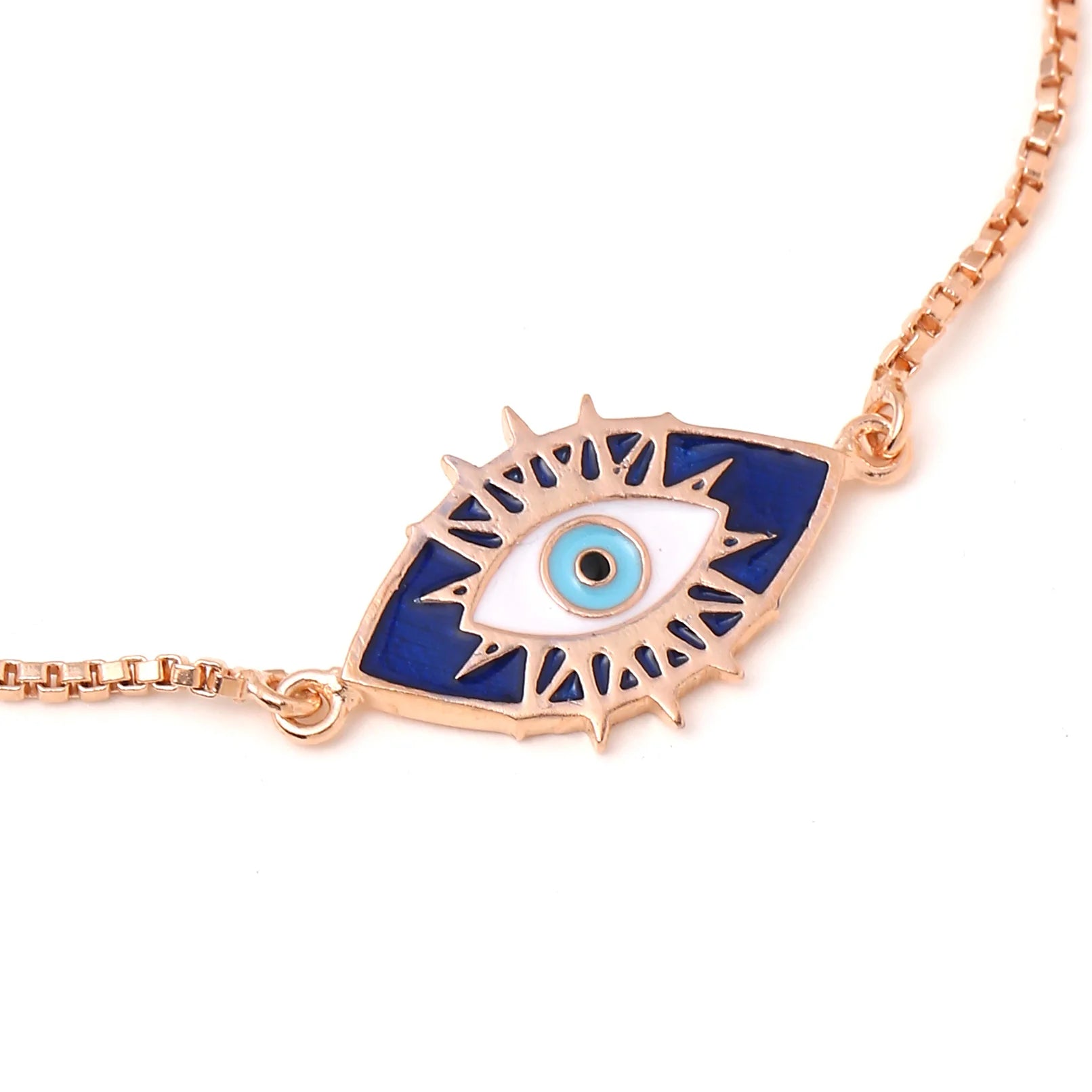 DRAWSTRING EVIL EYE BRACELET