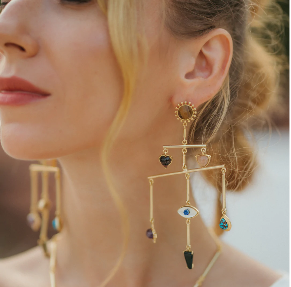 BALANCING ACT STATEMENT EARRINGS
