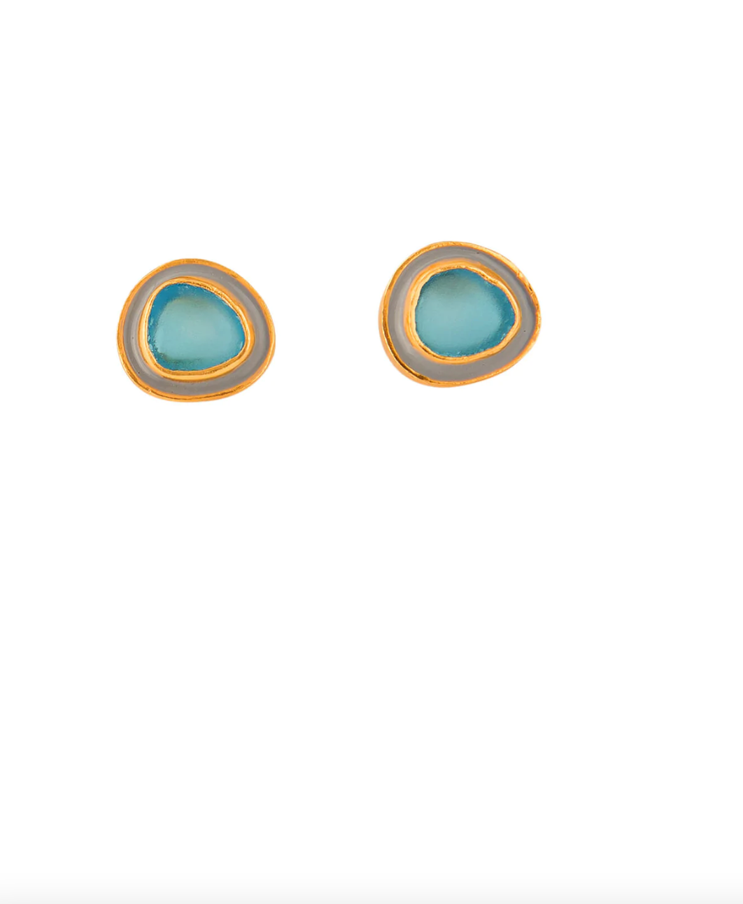 BLUE ME AWAY STUD EARRINGS