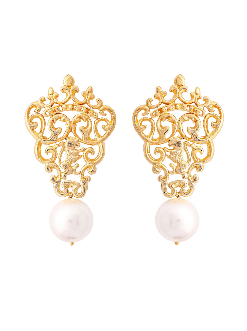 MARGUERITE PEARL EARRINGS