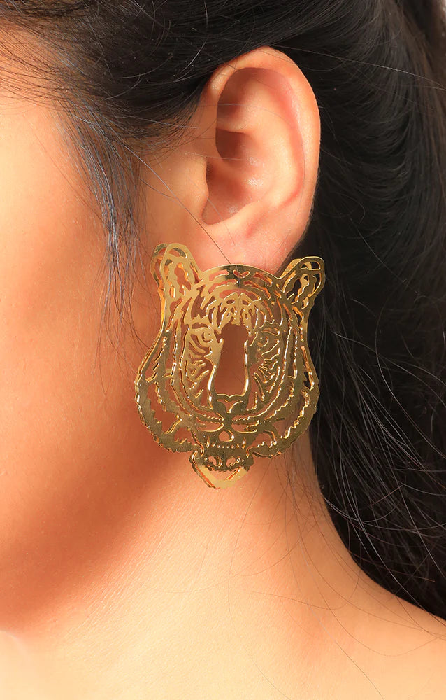 PANTHER EAR RINGS