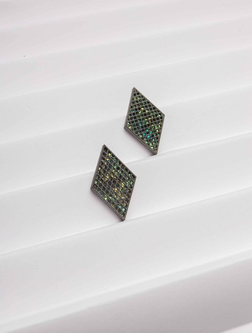 GLINT RHOMBUS EARRINGS - BIG